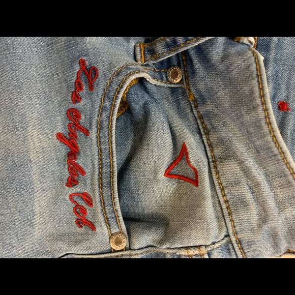 Guess Jeans with red accents size 25 - Picture 5 of 6